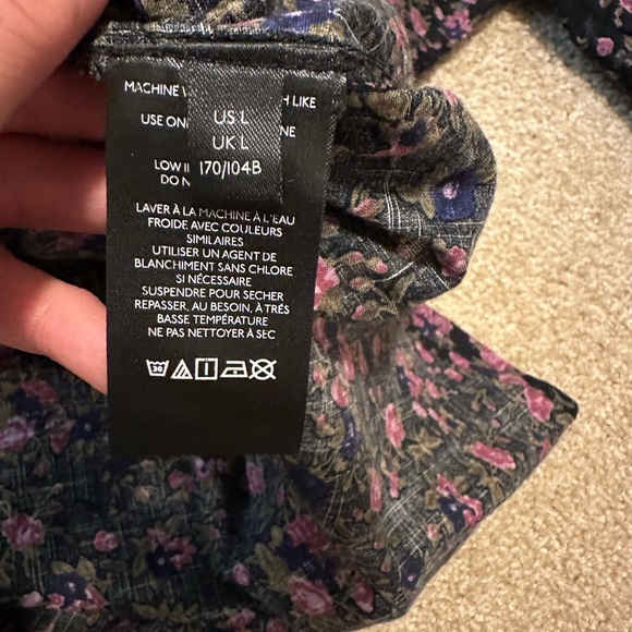 NWT Free People Meant To Be Blouse Size L - Picture 12 of 12